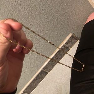 10k gold 20” rope chain